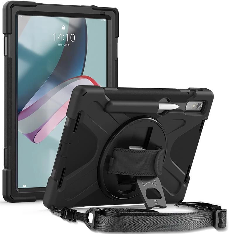 Tablet cover eSTUFF for Lenovo Tab P11 Pro, polycarbonate, for 29.2 cm (11.5 inch) display, 2 stand modes, black