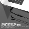 Equip 147945 audio cable 0.15 m 3.5mm USB Type-A Black