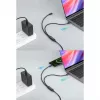 Manhattan Dual USB-C to USB-C Charging Cable, 100W, 2m, Male to Two Males, Smart Power Splitter Cable, Charges Two Devices from One USB-C PD Port, Delivers up to 100W for single charging and up to 70W + 28W for dual charging, Braided Jacket, Aluminum Boot, Black