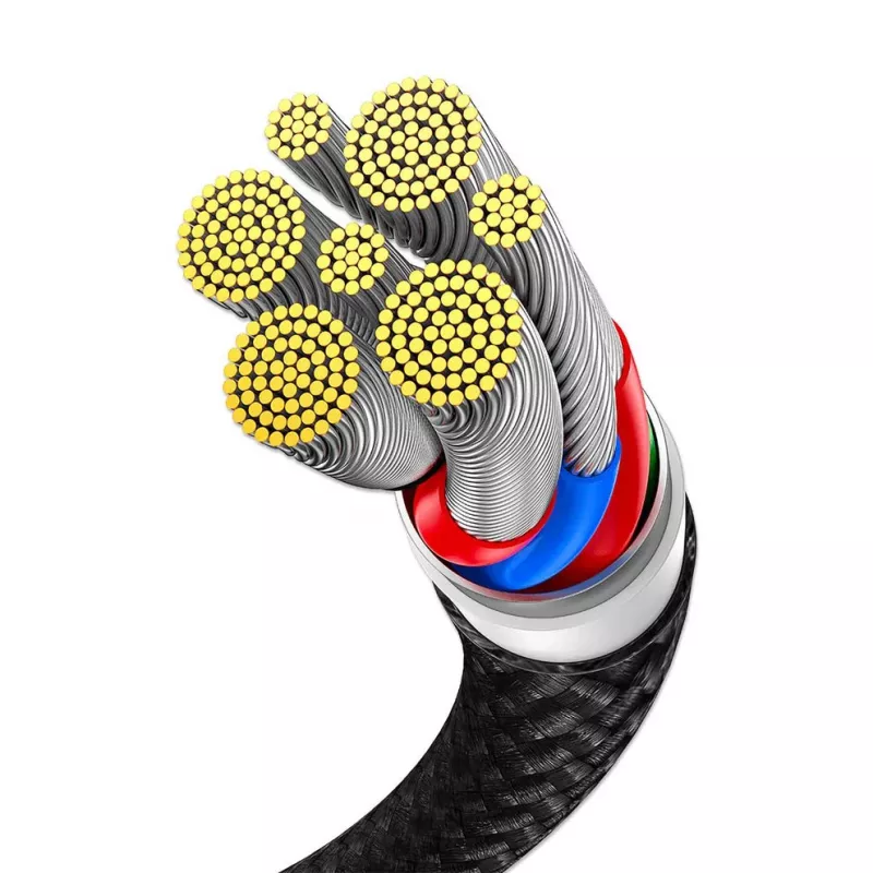 Manhattan Dual USB-C to USB-C Charging Cable, 100W, 2m, Male to Two Males, Smart Power Splitter Cable, Charges Two Devices from One USB-C PD Port, Delivers up to 100W for single charging and up to 70W + 28W for dual charging, Braided Jacket, Aluminum Boot, Black