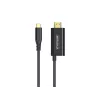 VivoLink USB-C to HDMI Cable with 100W power delivery, model PROUSBCHDMIMM2-CHARGE