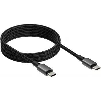 USB-C to USB-C cable VISION TC 1MUSBCMAG/BL — 1 m, USB 3.2 Gen 2 (3.1 Gen 2), black, nickel-plated contacts
