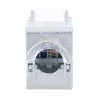 Intellinet Cat6a 10G Shielded Toolless Slim Keystone Jack, Orange