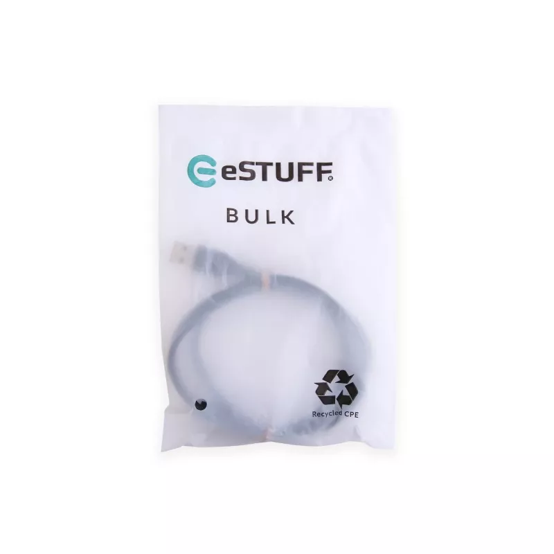 eSTUFF ES605180-BULK USB cable USB 2.0 1 m USB C USB A Black