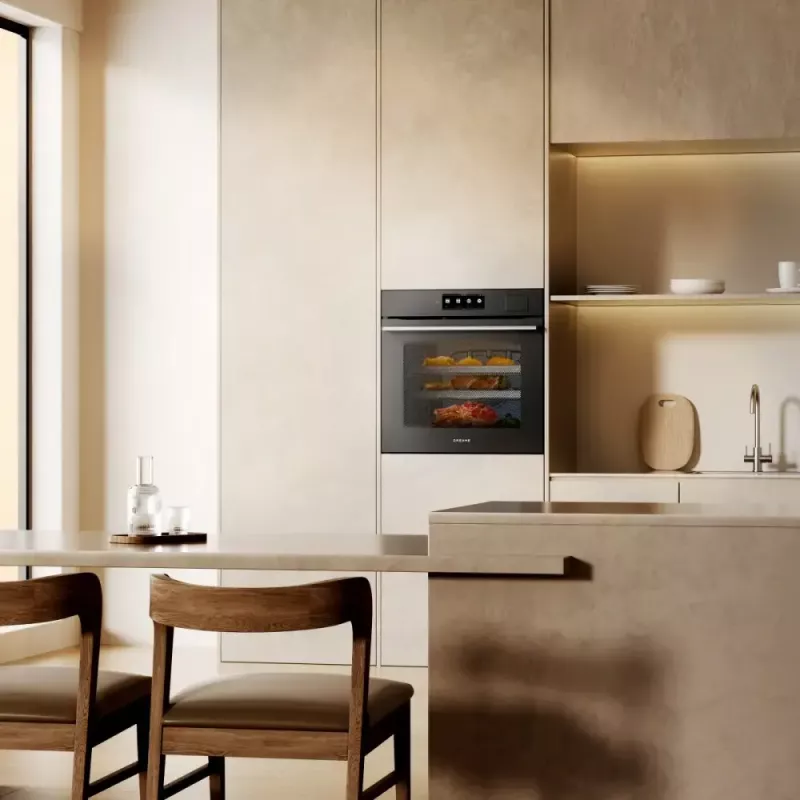 Built-in oven Dreame OZ60 Pro Combi — 81 L, 60 cm, black, Energy class A++