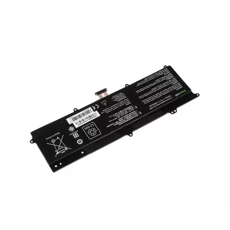 Battery for ASUS laptops Green Cell AS88 — compatible with X201E, F201E, VivoBook F202E, Q200E, S200E, X202E