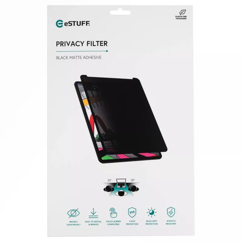 Display Privacy Filter eSTUFF GLBW13286190 16:9 Anti-Glare