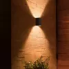 Outdoor wall lighting Philips Hue White and colour ambience Resonate LED Black