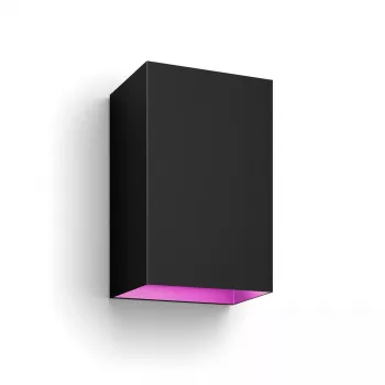 Outdoor wall lighting Philips Hue White and colour ambience Resonate LED Black