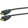 HDMI cable SCHWAIGER HDM100 013 — 10 m, HDMI Type A male–male, gold-plated contacts, black