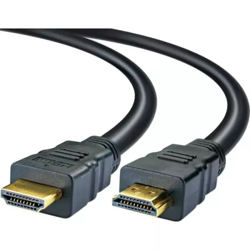 HDMI cable SCHWAIGER HDM100 013 — 10 m, HDMI Type A male–male, gold-plated contacts, black