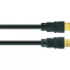 HDMI cable SCHWAIGER HDM100 013 — 10 m, HDMI Type A male–male, gold-plated contacts, black