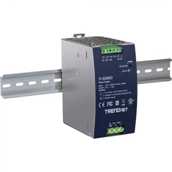 Power supply TRENDNET TI-S24052 for network switch, 240W, AC 90–264V, protection: OCP/OPP/OVP/OTP/short-circuit, black