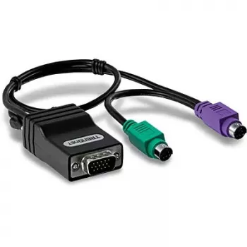 PS/2 Cable Trendnet TK-CAT5P 0.4m 2x 6-p Mini-DIN Black