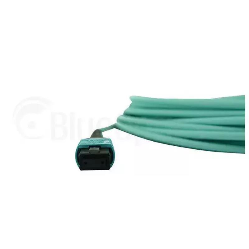 Fibre optic cable BlueOptics 9380014-10M MPO to 4x LC, 10 m, OM3, aqua
