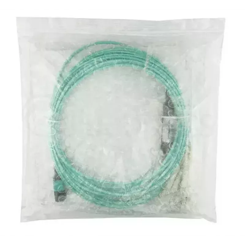 Fibre optic cable BlueOptics 9380014-10M MPO to 4x LC, 10 m, OM3, aqua