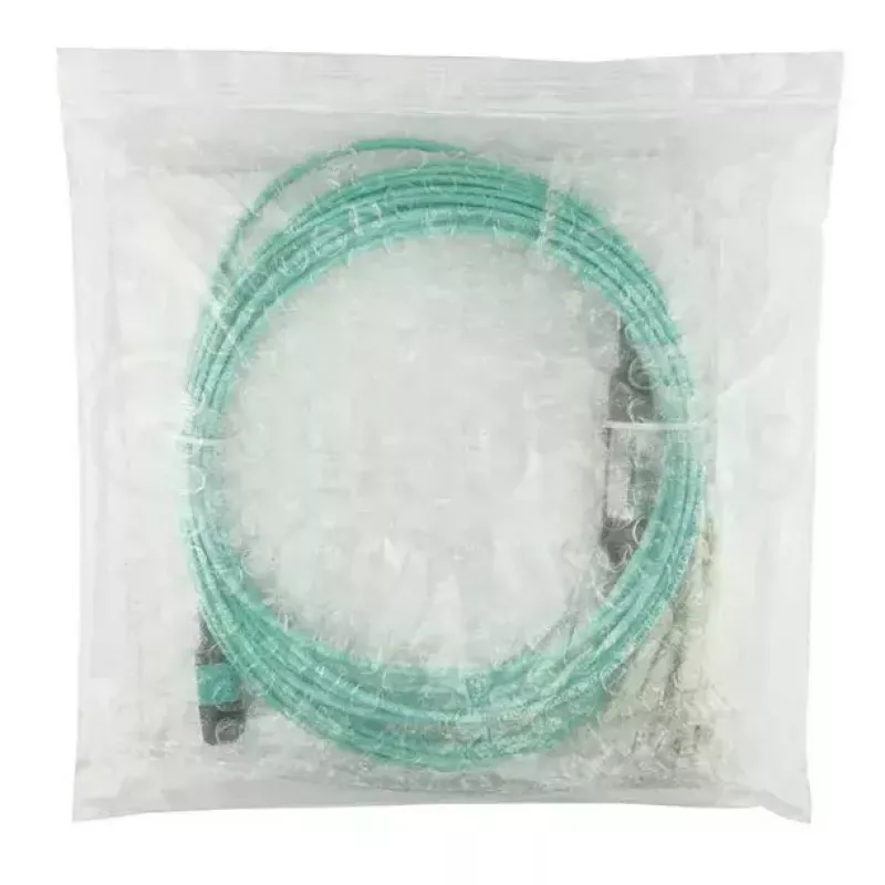 Fibre optic cable BlueOptics MTP-4LC-M10M 10 m OM3 MTP to 4×LC full duplex