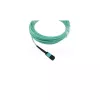 Fibre optic cable BlueOptics SFP5141EU10MKB 10 m OM3 MPO to 4×LC aqua