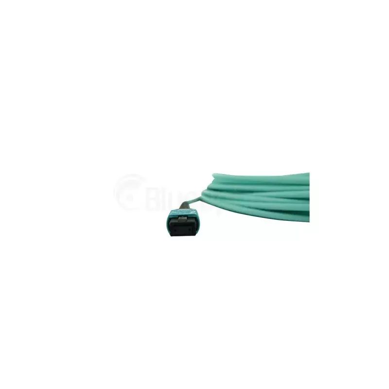 Fibre optic cable BlueOptics SFP5141EU10MKB 10 m OM3 MPO to 4×LC aqua