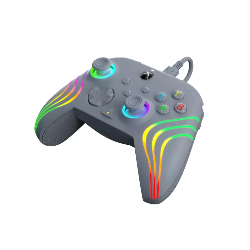 PDP Afterglow Wave Grey USB Gamepad Analogue / Digital PC, Xbox One, Xbox Series S, Xbox Series X