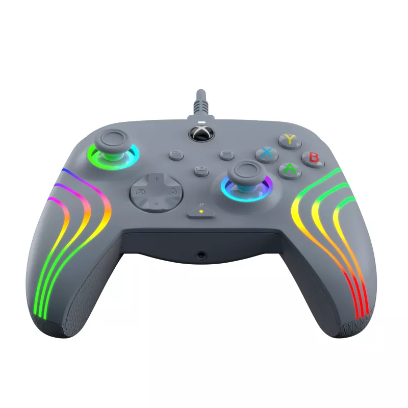 PDP Afterglow Wave Grey USB Gamepad Analogue / Digital PC, Xbox One, Xbox Series S, Xbox Series X