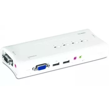 KVM Switch Trendnet TK-409K USB VGA 2048x1536 1.6m Wired Blue