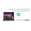 i-tec Metal USB-C Nano Dock HDMI/VGA with LAN + Universal Charger 77 W