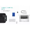 i-tec Metal USB-C Nano Dock HDMI/VGA with LAN + Universal Charger 77 W