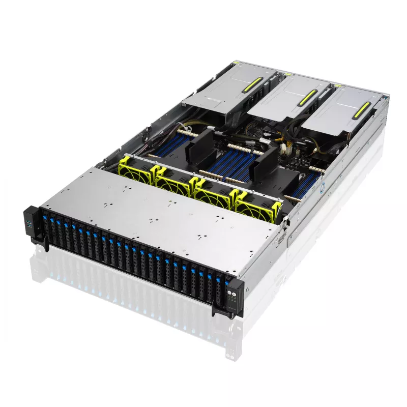 ASUS RS720-E11-RS24U Intel C741 Rack (2U) Black, Silver