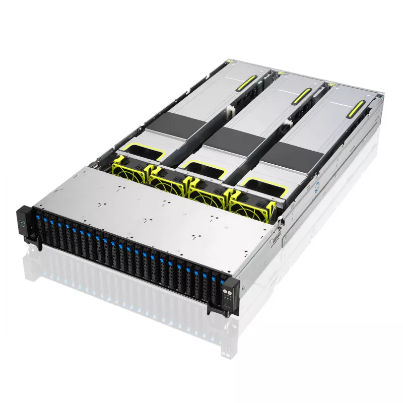ASUS RS720-E11-RS24U Intel C741 Rack (2U) Black, Silver