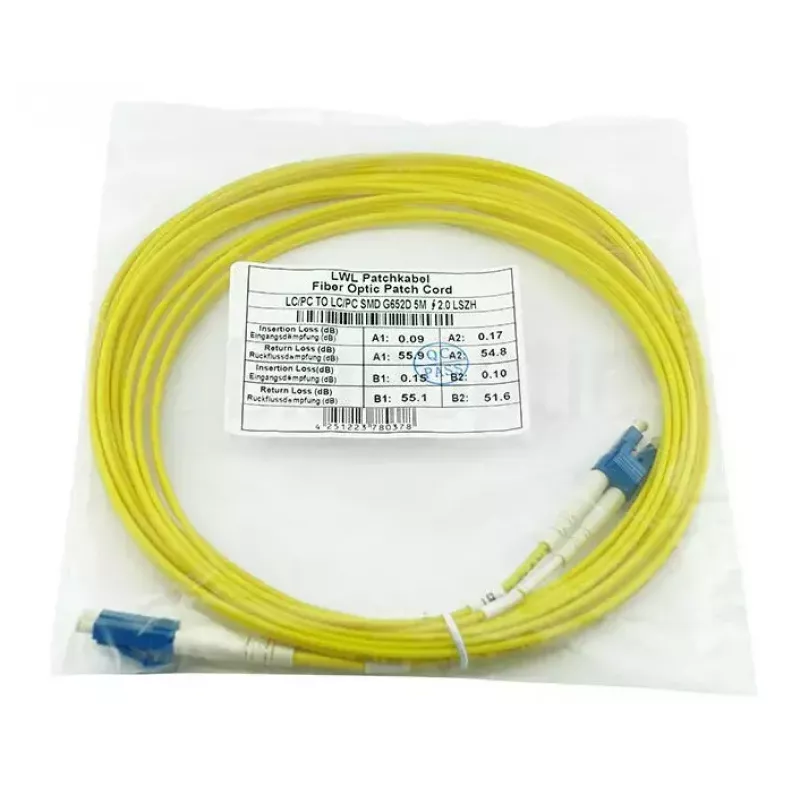BlueOptics AK345A-BO InfiniBand Fibre Optic Cable 2 m LC Yellow
