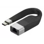 Techly ICOC USBC-RJ45 networking cable Black 0.144 m