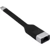 Techly ICOC USBC-RJ45 networking cable Black 0.144 m