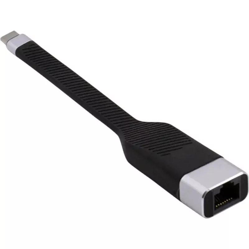 Techly ICOC USBC-RJ45 networking cable Black 0.144 m