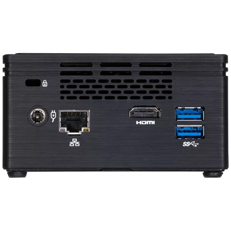 GIGABYTE GB-BPCE-3455 PC/workstation barebone 0.69L sized PC Black J3455 BGA 1296 1.5 GHz