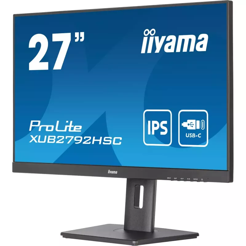 iiyama ProLite XUB2792HSC-B5 computer monitor 68.6 cm (27 inch) 1920 x 1080 pixels Full HD LED Black