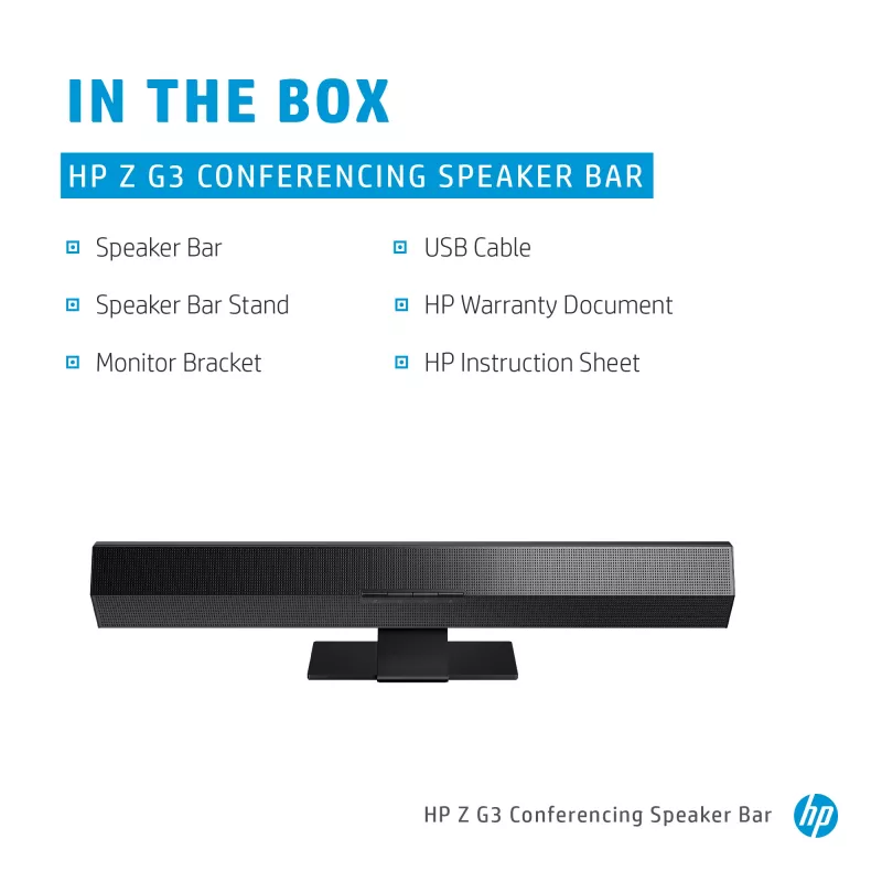Z G3 soundbar conference system, black