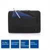 ACT City laptop sleeve for laptops up to 15.6”, made from recycled plastic bottles