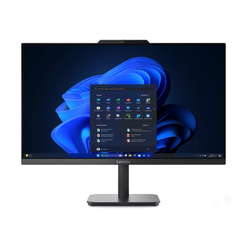 Lenovo V100 Intel Core i3 N-series i3-N305 60.5 cm (23.8 inch) 1920 x 1080 pixels All-in-One PC 16 GB DDR4-SDRAM 256 GB SSD Windows 11 Pro Wi-Fi 6 (802.11ax) Black