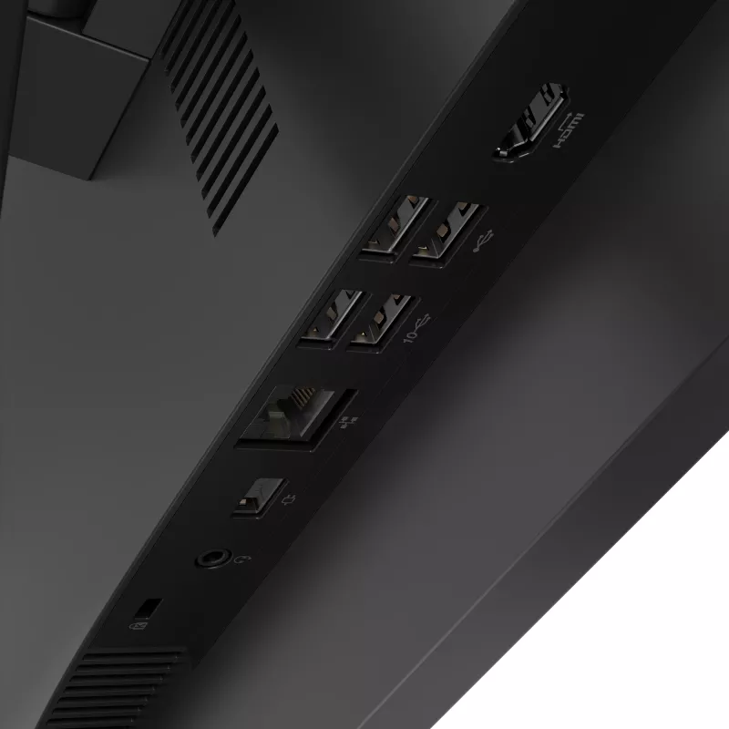 Lenovo V100 Intel Core i3 N-series i3-N305 60.5 cm (23.8 inch) 1920 x 1080 pixels All-in-One PC 16 GB DDR4-SDRAM 256 GB SSD Windows 11 Pro Wi-Fi 6 (802.11ax) Black