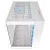 PC Midi Tower Case Cougar FV150 ARGB White — ATX/Micro-ATX/Mini-ITX, 3x120mm front, 1x120mm rear, 2x3.5 inch + 2x2.5 inch bays, USB 3.2 Gen1