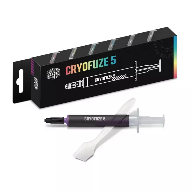Thermal grease Cooler Master Cryofuze 5 — yellow, max operating temperature 240°C, 1 pc