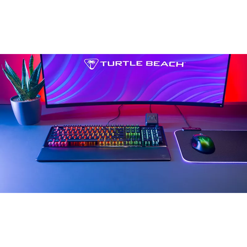 Turtle Beach Vulcan II keyboard Gaming USB German Black