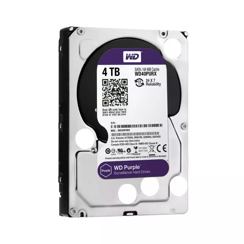 HDD Western Digital 4TB 3.5 inch SATA III drive WD40PURX