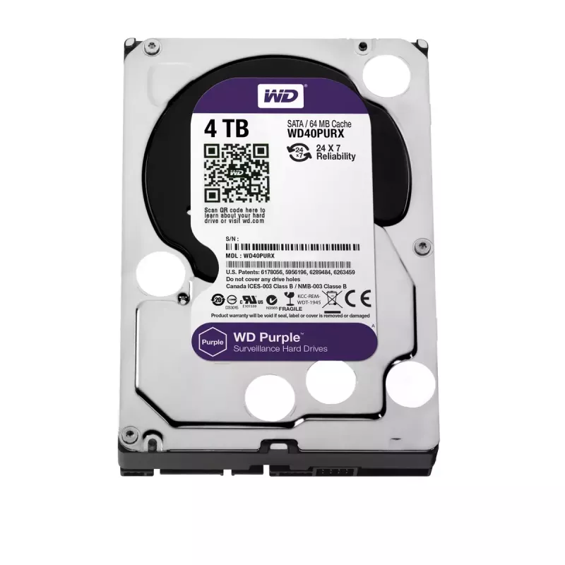 HDD Western Digital 4TB 3.5 inch SATA III drive WD40PURX