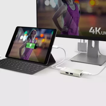 USB Type-C Multi-Adapter j5create JCA374-N Wired 60W 4K