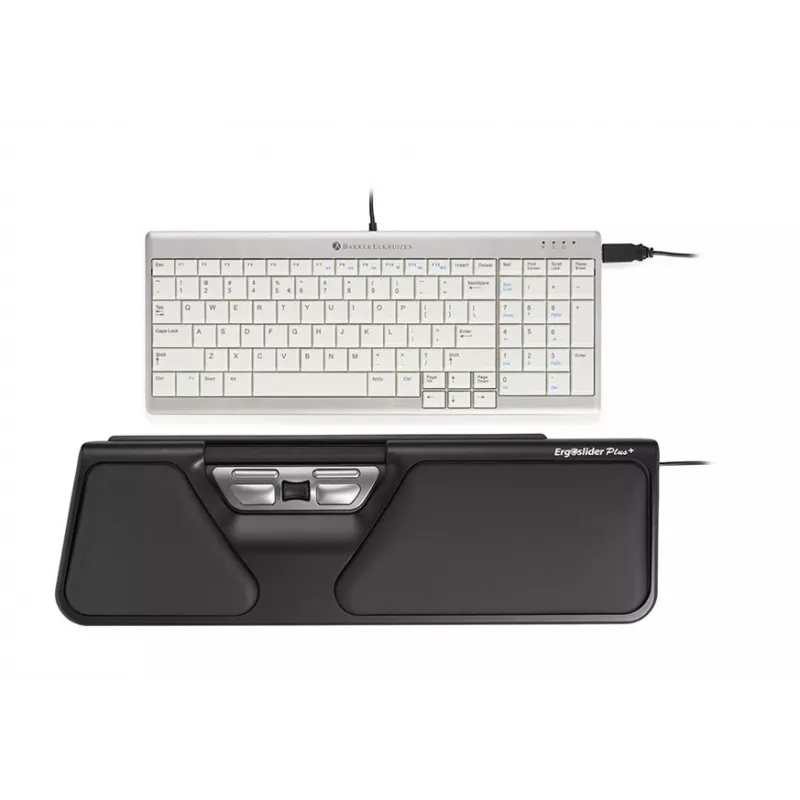 Wrist Rest BakkerElkhuizen ErgoSlider Plus Black