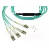Fibre optic cable BlueOptics MC6709309-010-BO 10 m OM3 MPO to 4×LC (50 µm) aqua