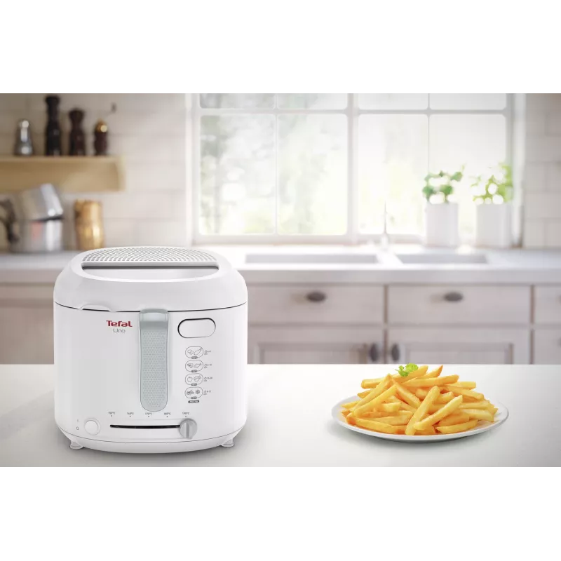 Tefal Uno FF203130 fryer Single 1.8 L Stand-alone 1600 W Deep fryer White