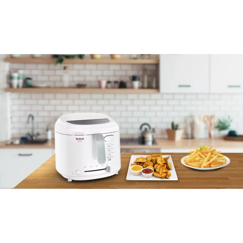Tefal Uno FF203130 fryer Single 1.8 L Stand-alone 1600 W Deep fryer White